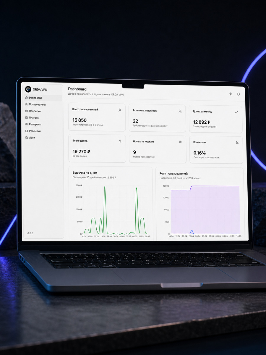 Orda VPN — бот для выдачи ключей — экран 2